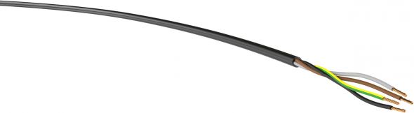 H05VV-F 4G1,5mm² schwarz Ring 50m