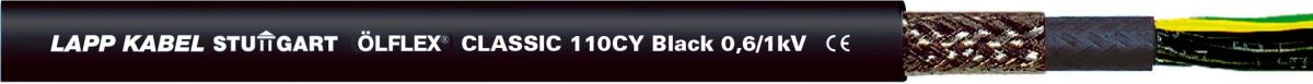 Ölflex Classic 110 CY Black 3G1,5mm² Schnittlänge 