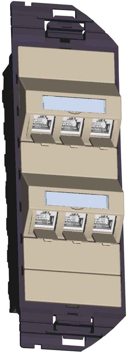Anschlussdose E-DAT subw 6x8(8)GB3 1309310601-E Anschlussdose E-DAT subw 6x8(8)GB3 1309310601-E