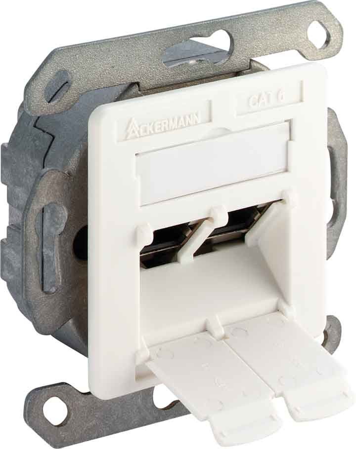 18879N1 RJ45-ANSCHLUSSDOSE 2-FACH Cat.6 18879N1 RJ45-ANSCHLUSSDOSE 2-FACH Cat.6