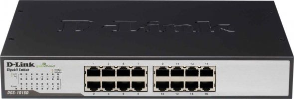 16-Port Gigabit Switch DGS-1016D/E