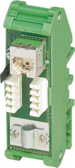 FL-PP-RJ45-LSA Patchpanel, zur Hutschienenmontage