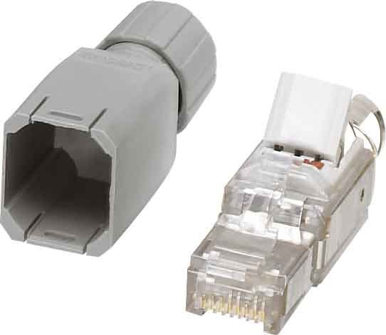 RJ45-Steckverbinder Cat.5e 8-pol. IP20 RJ45-Steckverbinder Cat.5e 8-pol. IP20