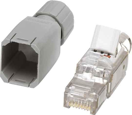 RJ45-Steckverbinder Cat.5e 8-pol. IP20 RJ45-Steckverbinder Cat.5e 8-pol. IP20