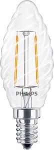 LED-Kerzenlampe E14 230V 2,0W 250lm klar gedreht