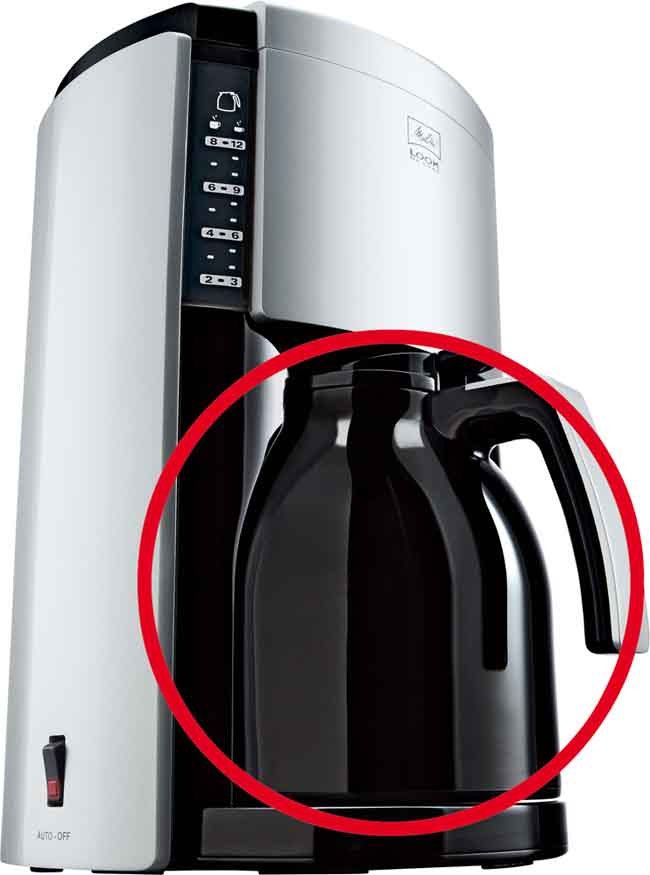 Thermkanne silber-schwarz zu M 659 Thermkanne silber-schwarz zu M 659