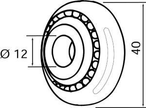 Kugellagereinsatz VK 4024