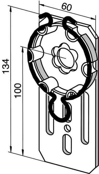 Flansch-Antriebslager 50/60 9703948