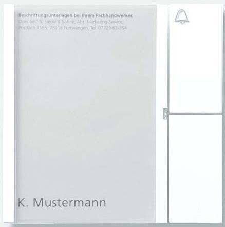 Tasten-Modul TM 612-1 SM silber Tasten-Modul TM 612-1 SM silber