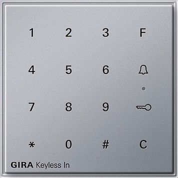 Code Tastatur alu 260565