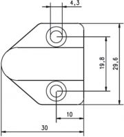 Kabelübergang f. Türrahmen 10318--------00