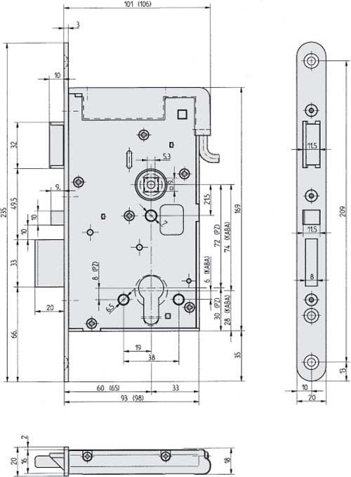 Elektro-Sicherheitsschloss 809M12-72A65E4D Elektro-Sicherheitsschloss 809M12-72A65E4D