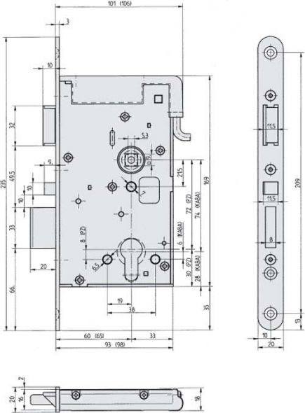 Elektro-Sicherheitsschloss 809M12-72A65E4D Elektro-Sicherheitsschloss 809M12-72A65E4D