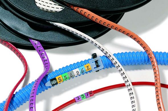 Kennzeichnungstülle HODS85-1-PVC-BN-M4 Kennzeichnungstülle HODS85-1-PVC-BN-M4