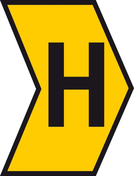 Kabelmarkierer HGDC4-9 H PVC YE 250