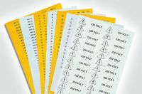 Etiketten HFX 25-P-YEWH