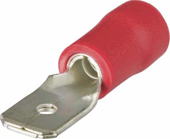 Flachstecker 0,50 - 1,00 mm² rot 0,80 x 6,30 mm 97 99 110