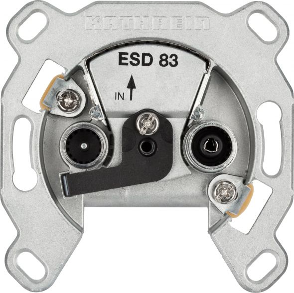 BK-Steckdose 2fach ESD 83 BK-Steckdose 2fach ESD 83
