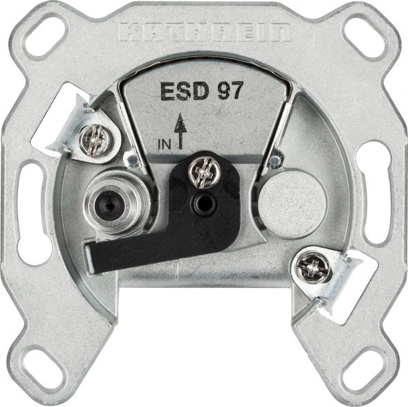 BK-Steckdose 1fach ESD 97 BK-Steckdose 1fach ESD 97