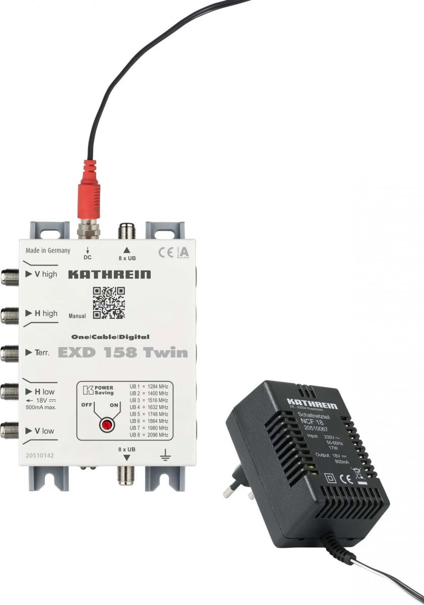 Einkabel-Multischalter EXD 158 Twin