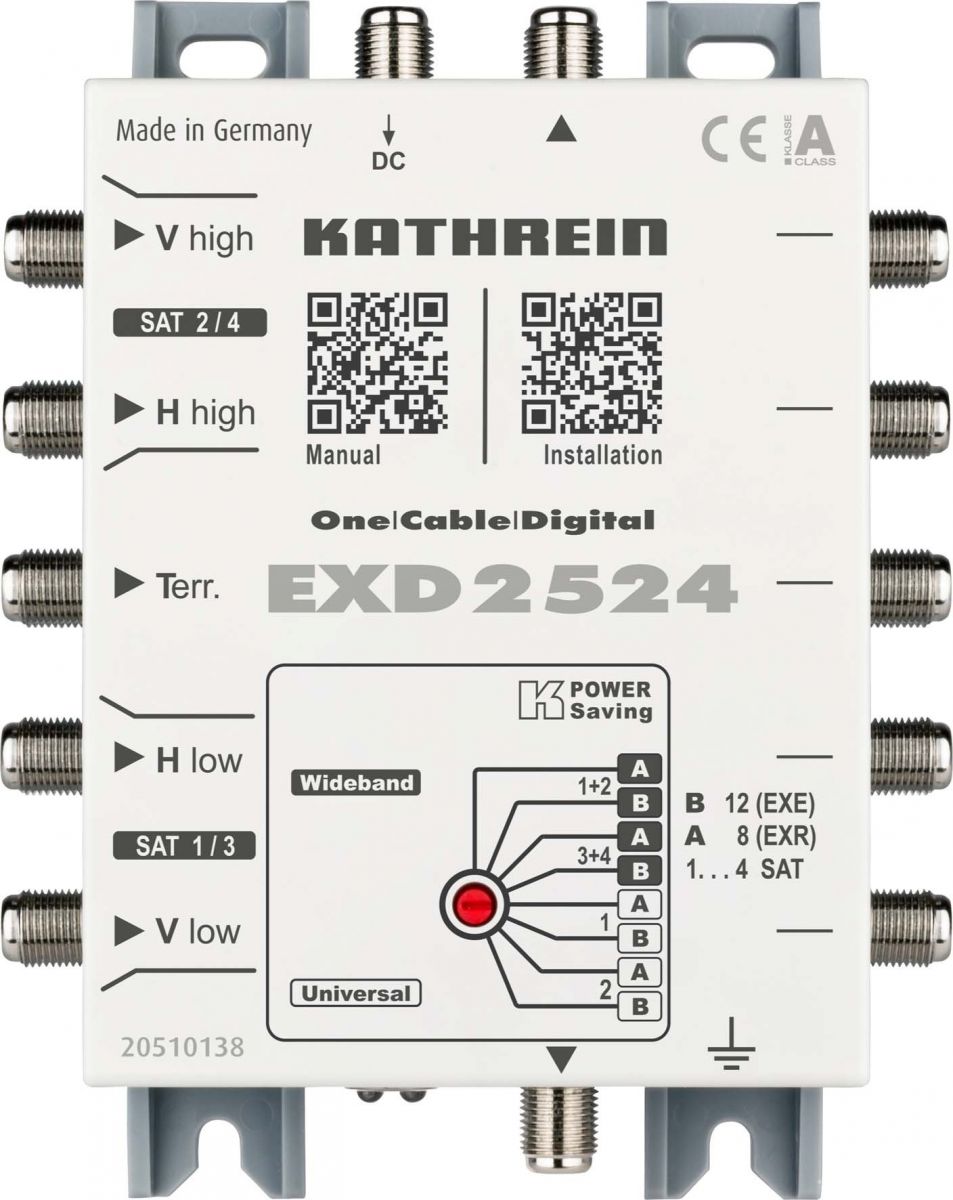 Einkabel-Multischalter DG EXD 2524