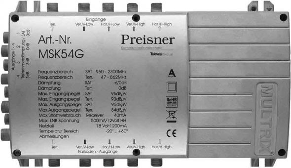 Multischaltererweiterung MSK58G Multischaltererweiterung MSK58G