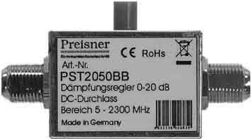 Pegelsteller 20dB PST 2050 BB