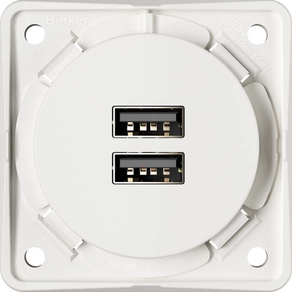 USB-Ladesteckdose 926102509 polarweiß matt USB-Ladesteckdose 926102509 polarweiß matt