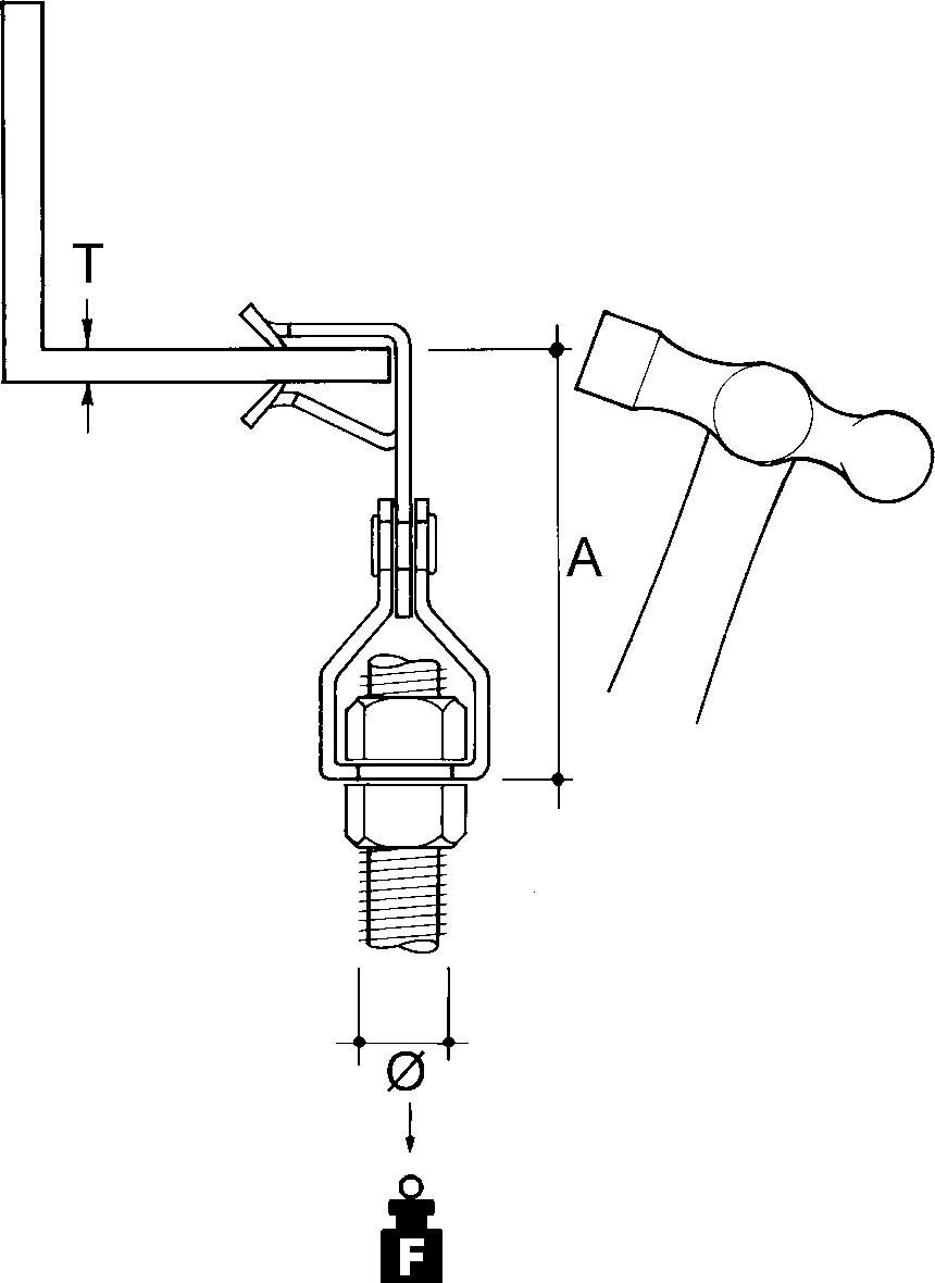 Stangenbefestigung AH38-YM127 Stangenbefestigung AH38-YM127