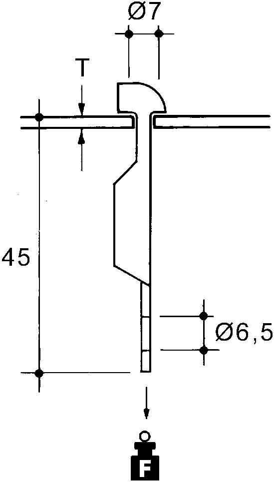 Profildeckenabhänger NH083-AM6T
