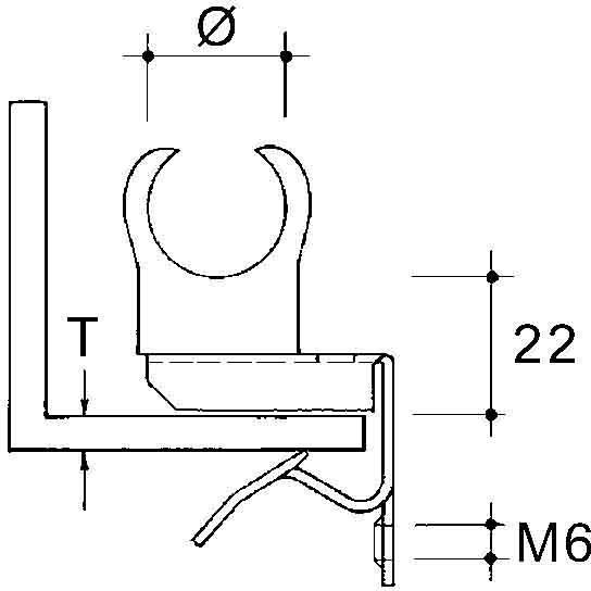 Rohrbefestigung EH1420-P28