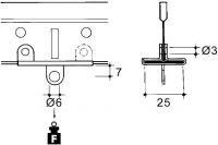Akustikbaubefestigung KH-6W