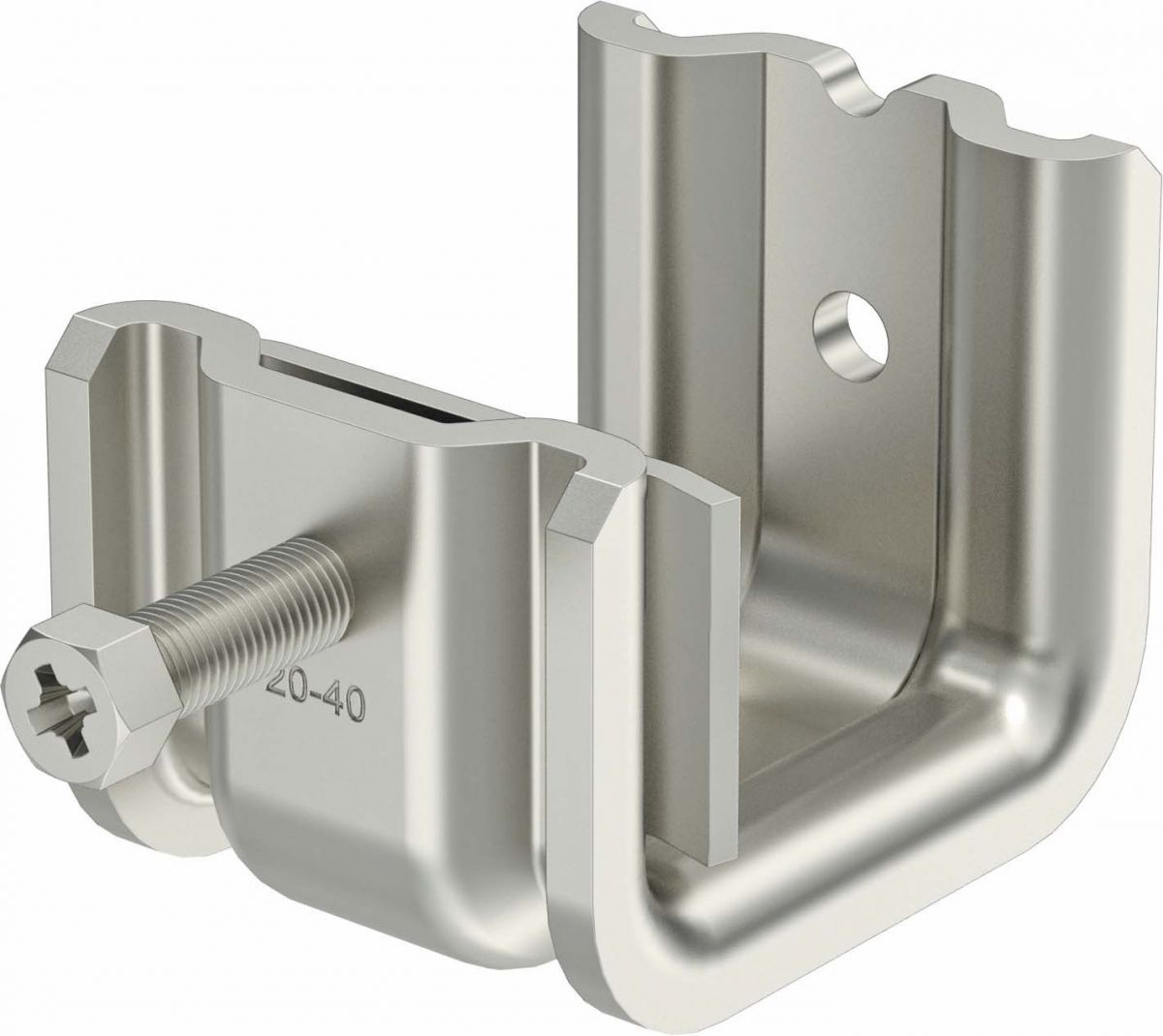 Trägerklammer SSP 20-40 M6 V2A Trägerklammer SSP 20-40 M6 V2A