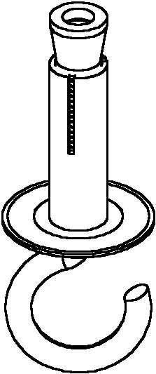 Deckenhaken HS 10/40