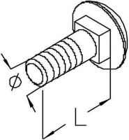 Flachrundschraube FRSV 6x12