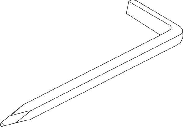 Stahl-Wandhaken 733/50