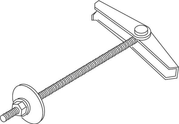 Federklappdübel 762/4 Federklappdübel 762/4