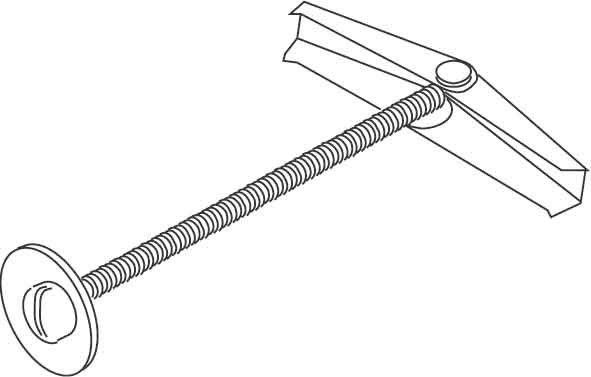 Federklappdübel 764/4 Federklappdübel 764/4
