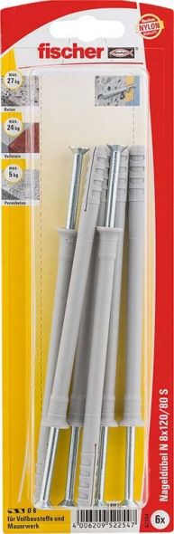 Nageldübel N 8x120 ZK Nageldübel N 8x120 ZK