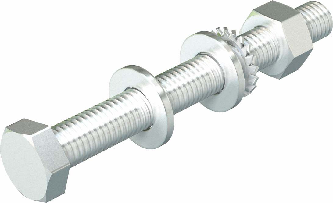 Sechskantschraube Mutter SKS 10x90 A4