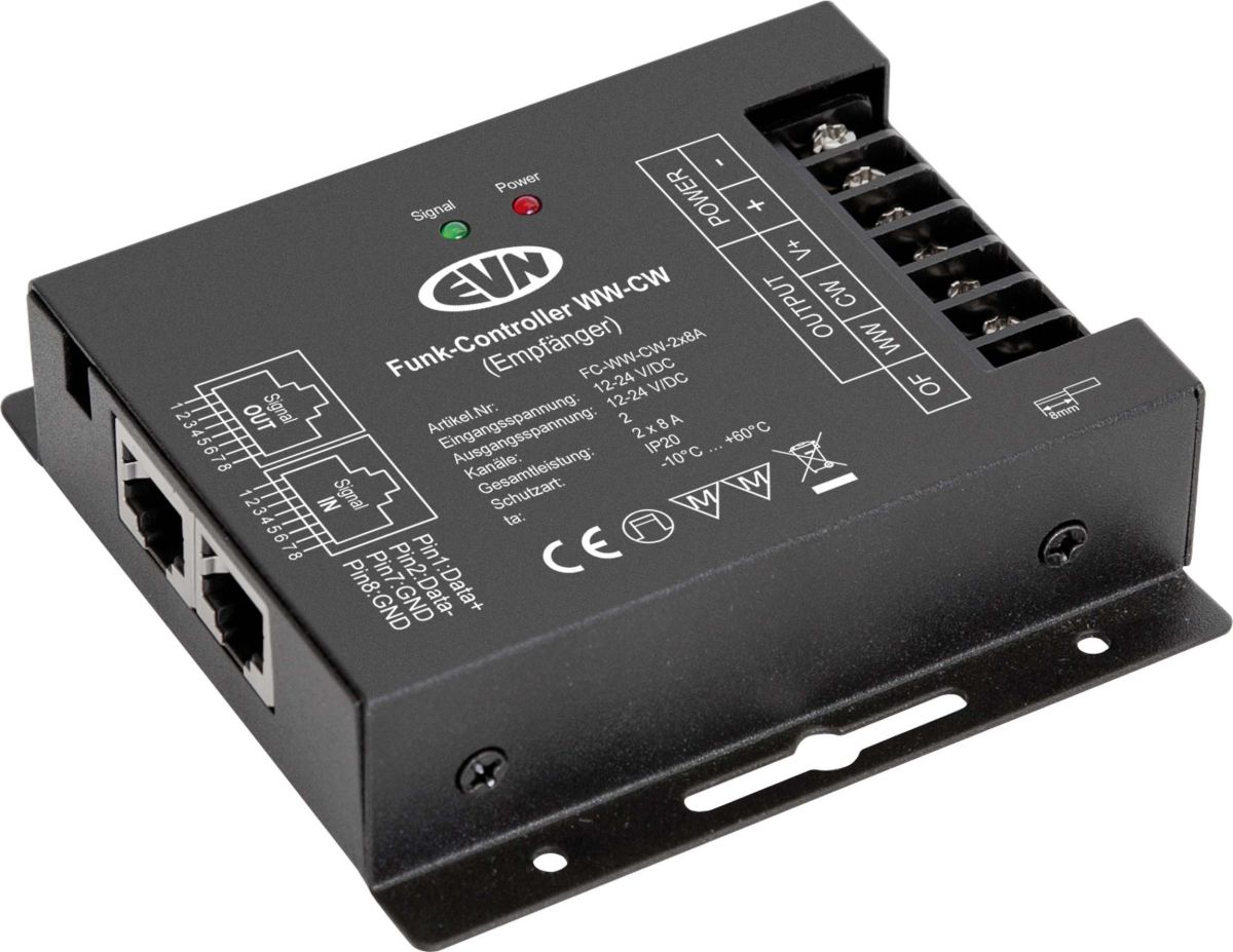 Funk Empfänger-Controller FCWWCW2X8A Funk Empfänger-Controller FCWWCW2X8A