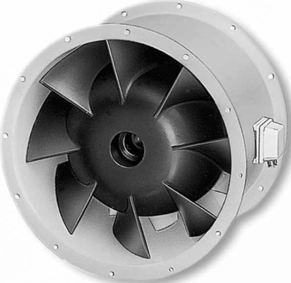 Hochdruck-Rohrventilator VARD 400/2/2 TK Hochdruck-Rohrventilator VARD 400/2/2 TK