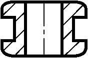 Durchführungstülle HV1216-PVC-BK-N1