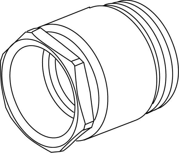 Kabelverschraubung 490M1611 A/S Kabelverschraubung 490M1611 A/S