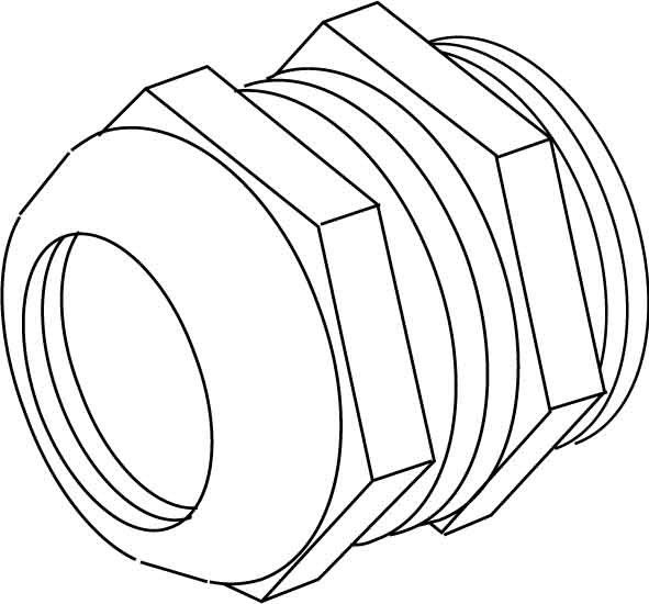 Kabelverschraubung 2532/21A Kabelverschraubung 2532/21A