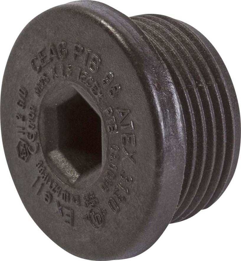 Blindstopfen M25, EEx e HWAPLUGM25EXEPLASTIC Blindstopfen M25, EEx e HWAPLUGM25EXEPLASTIC