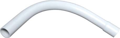 Kunststoffsteckbogen SBSKu-EM-UV 32mm weiß Kunststoffsteckbogen SBSKu-EM-UV 32mm weiß