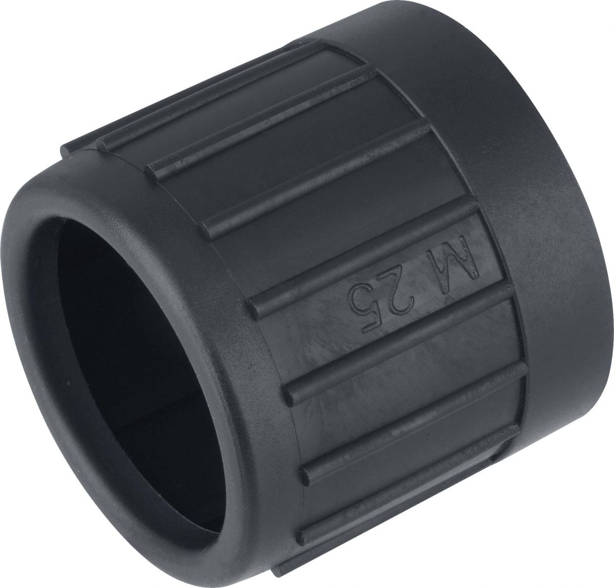Kunststoff-Endtülle E-Ku-E 63mm schwarz UV