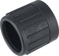 Kunststoff-Endtülle E-Ku-E 63mm schwarz UV
