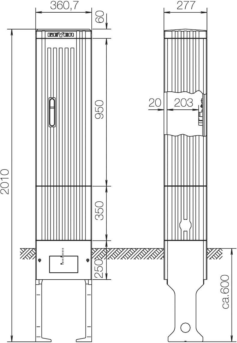 Anschlusssäule SL202 Anschlusssäule SL202